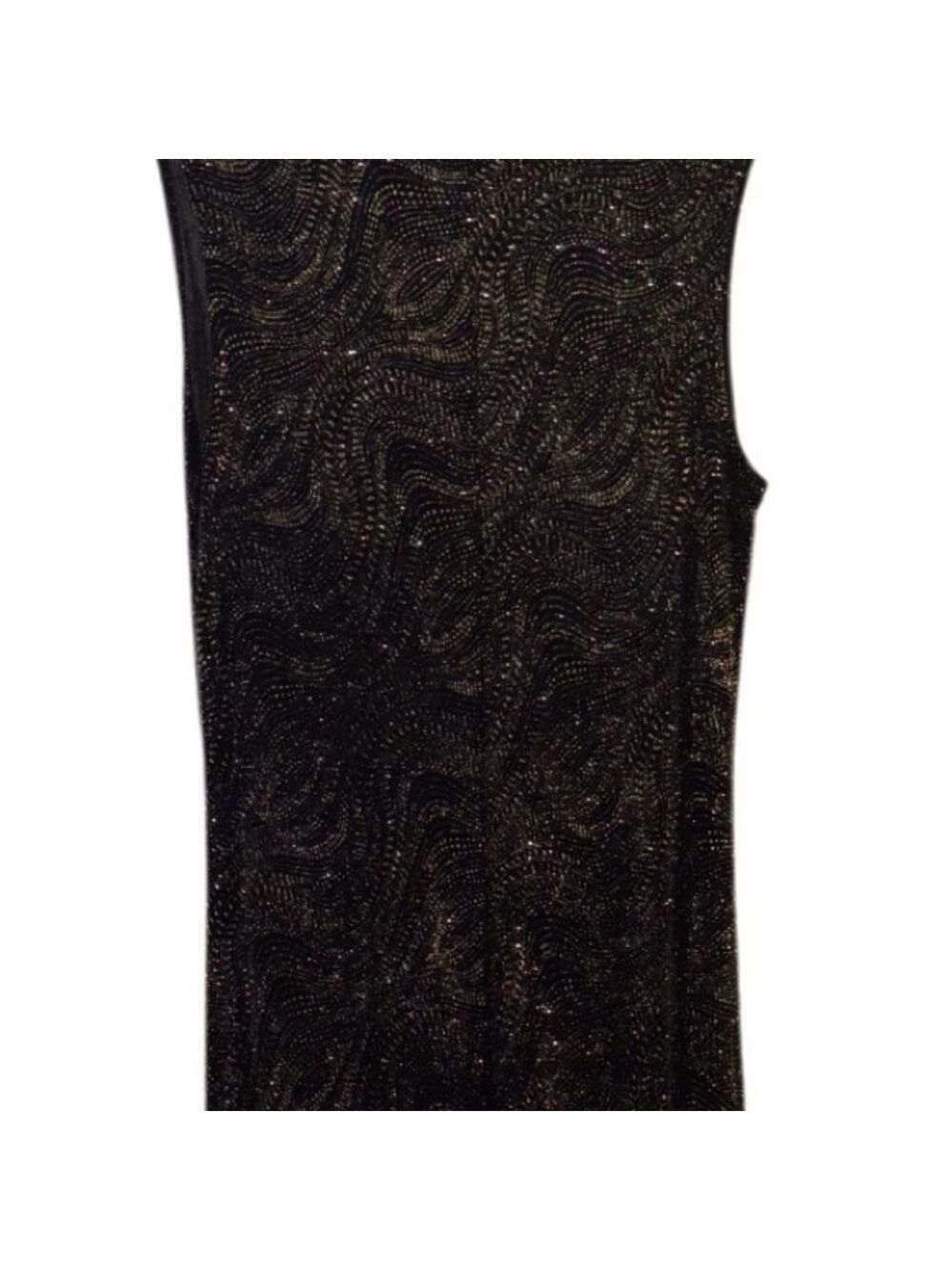 JBS LTD Black Sequin Evening Gown Size 10 - Picture 3 of 5